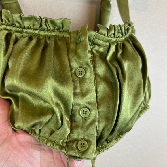 Nicholas Tracy silk crop top and shorts set - Picture 9 of 16